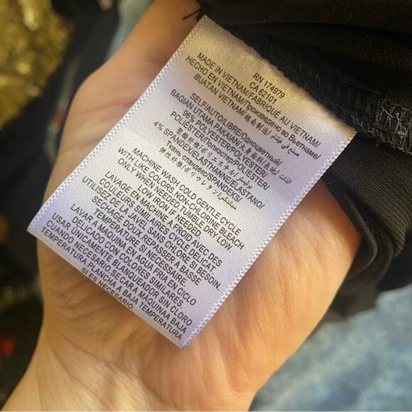 NEW BCBGENERATION drape pockets little black dress small - Picture 6 of 9